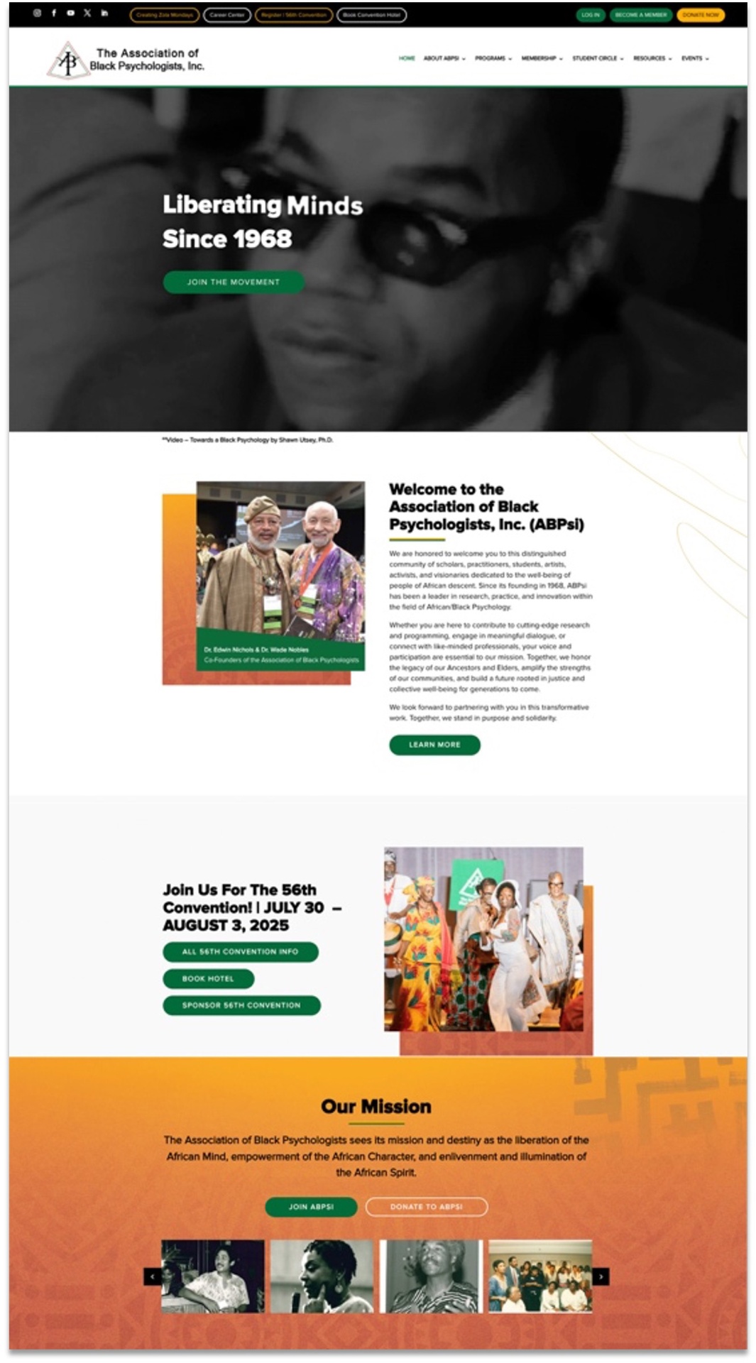 ABPsi.org redesign